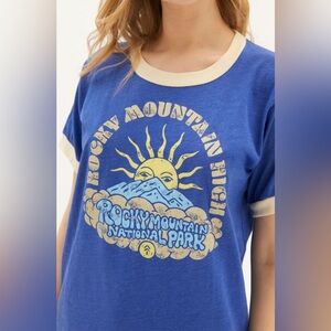 NWT Parks Project Rocky Mountain Sunrise Ringer Tee